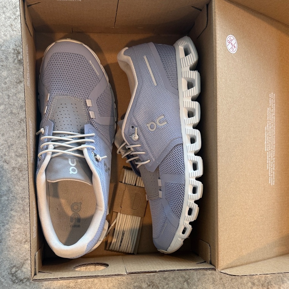 On Running Women's Gray Athletic Shoes
